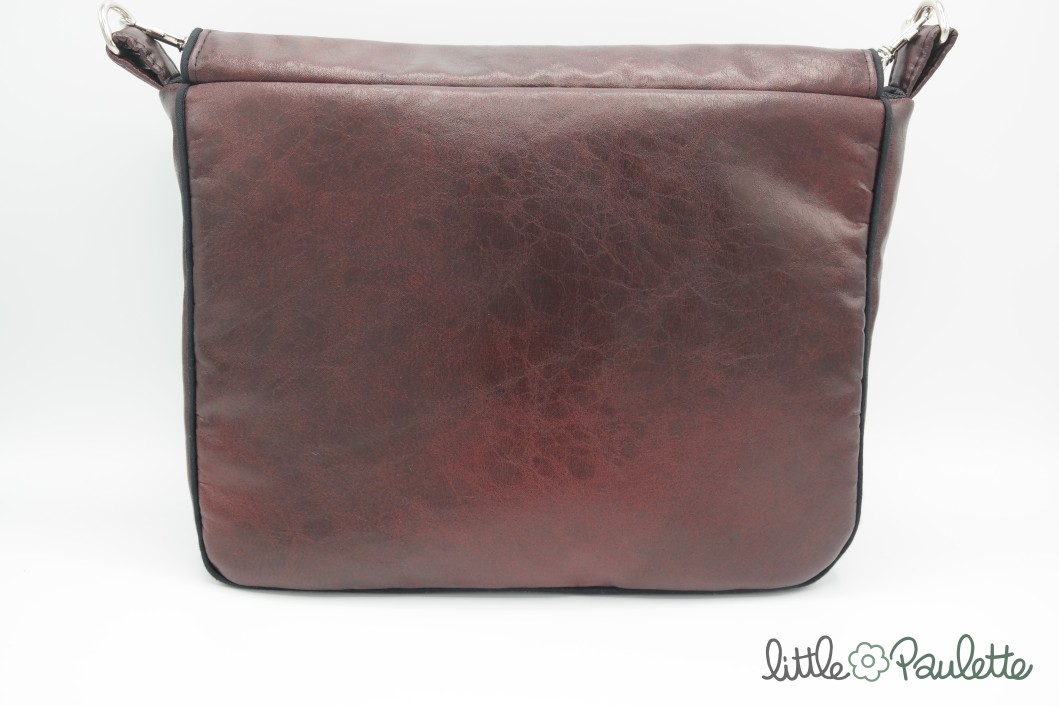 Lena - Le sac à bandoulière pétillant rouge profond